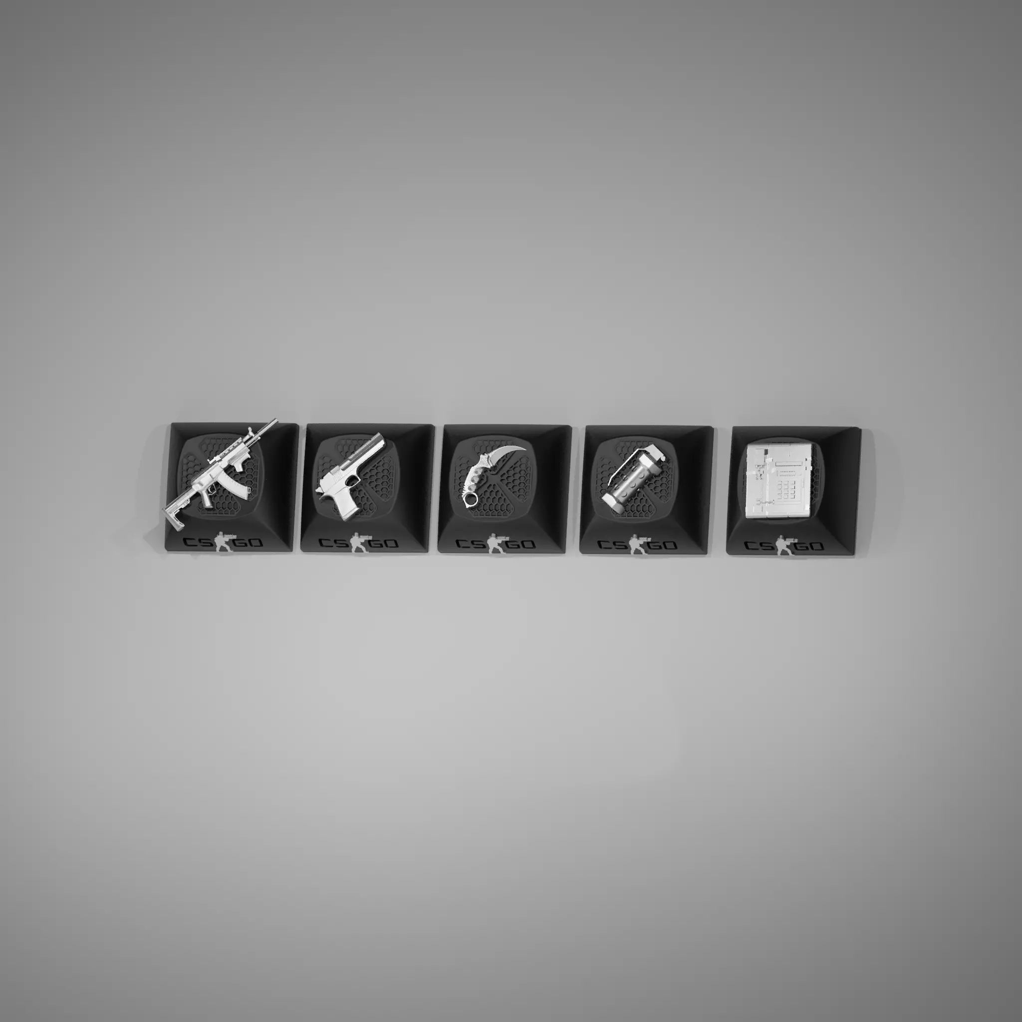 Csgo keycaps 3D print model