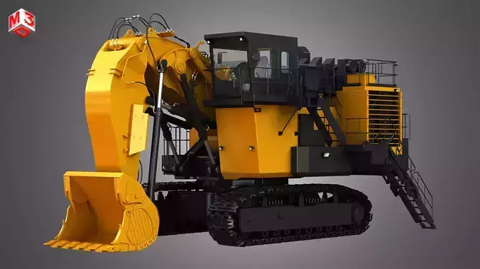 EX8000-6 - Hydraulic Mining Shovel 3D model