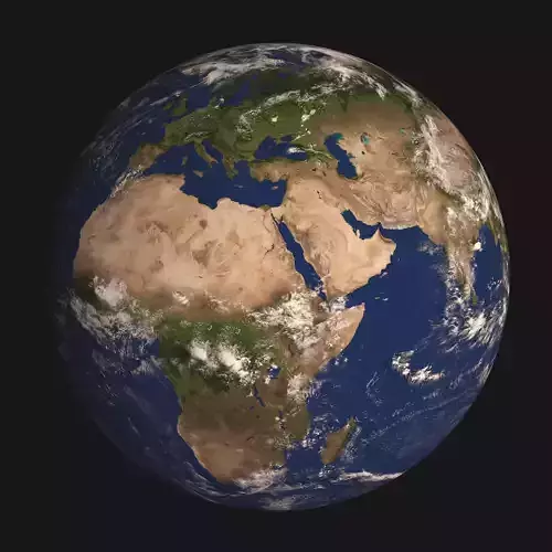Earth with relief 8K textures