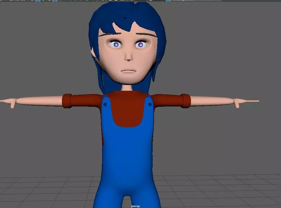 milk caracter Free 3D model