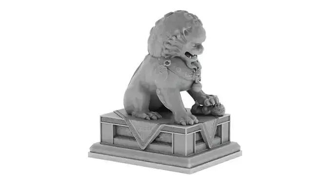 Chinese Lion Statue