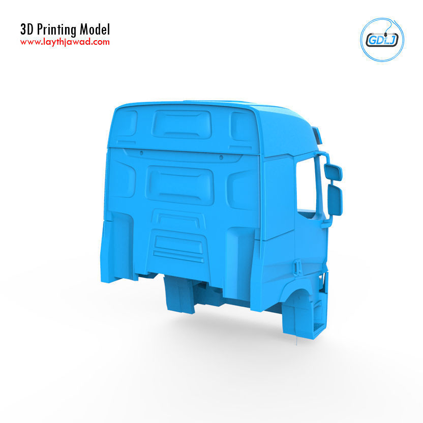 Renault Truck C 3D print model_3