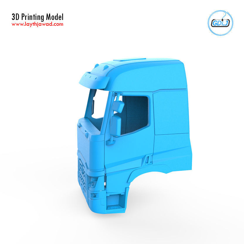 Renault Truck C 3D print model_1