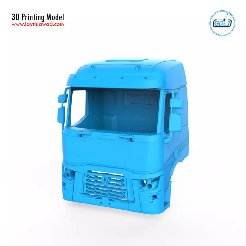 Renault Truck C 3D print model_0