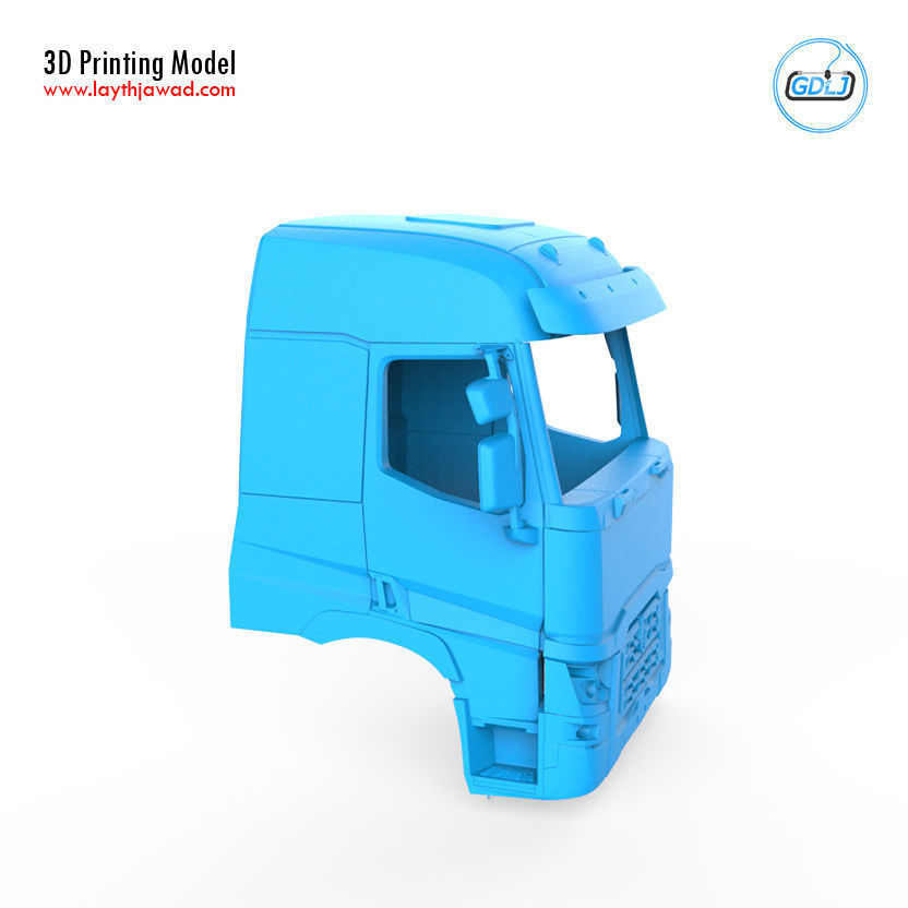 Renault Truck C 3D print model_2