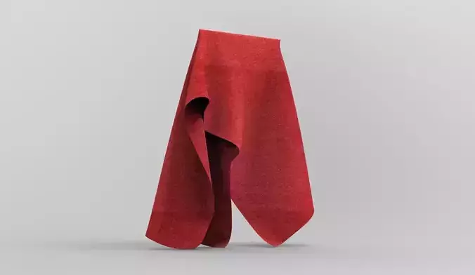 Cloth FBX 665 Low-poly 3D model