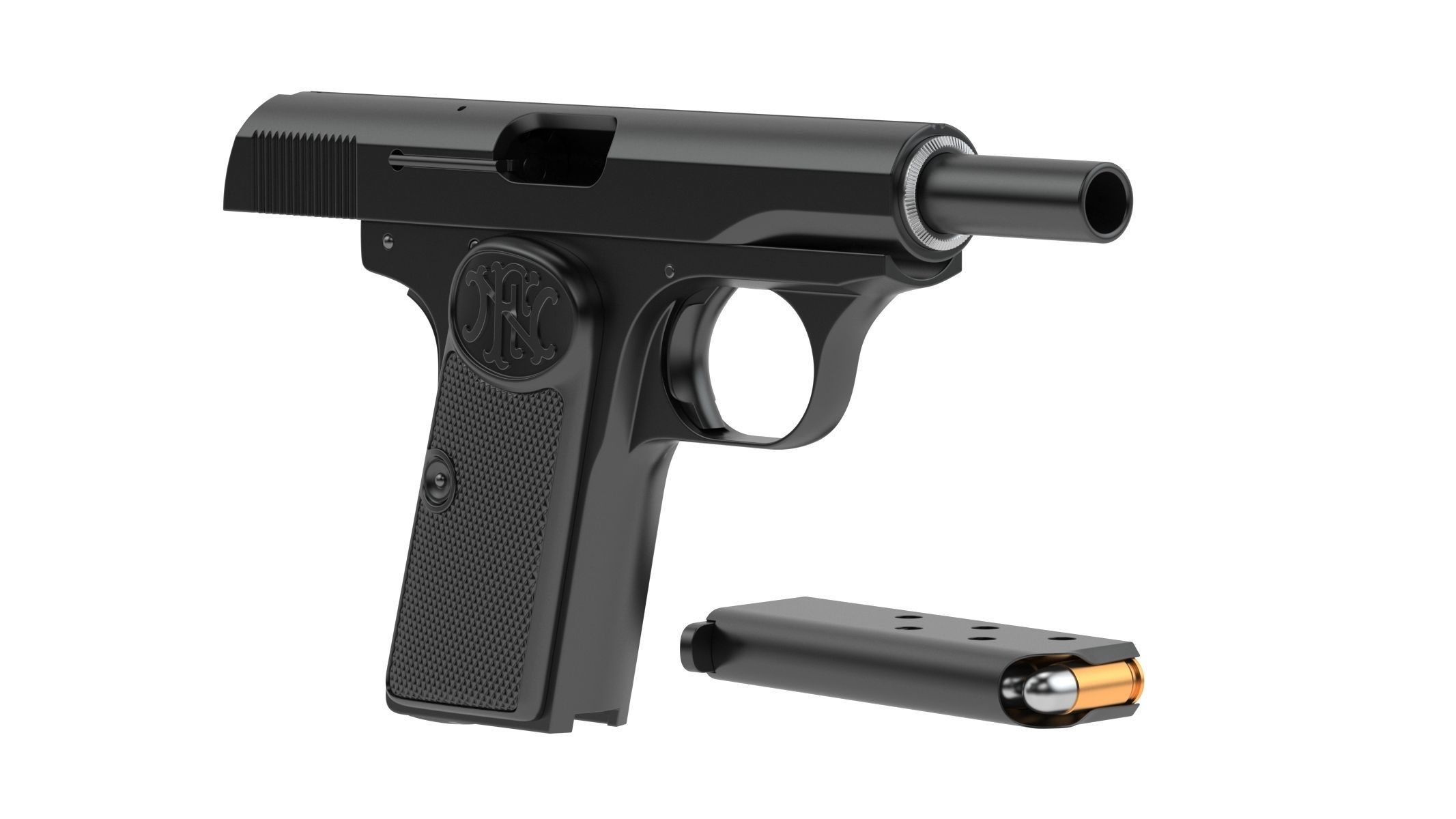 FN Model 1910 3D model_4