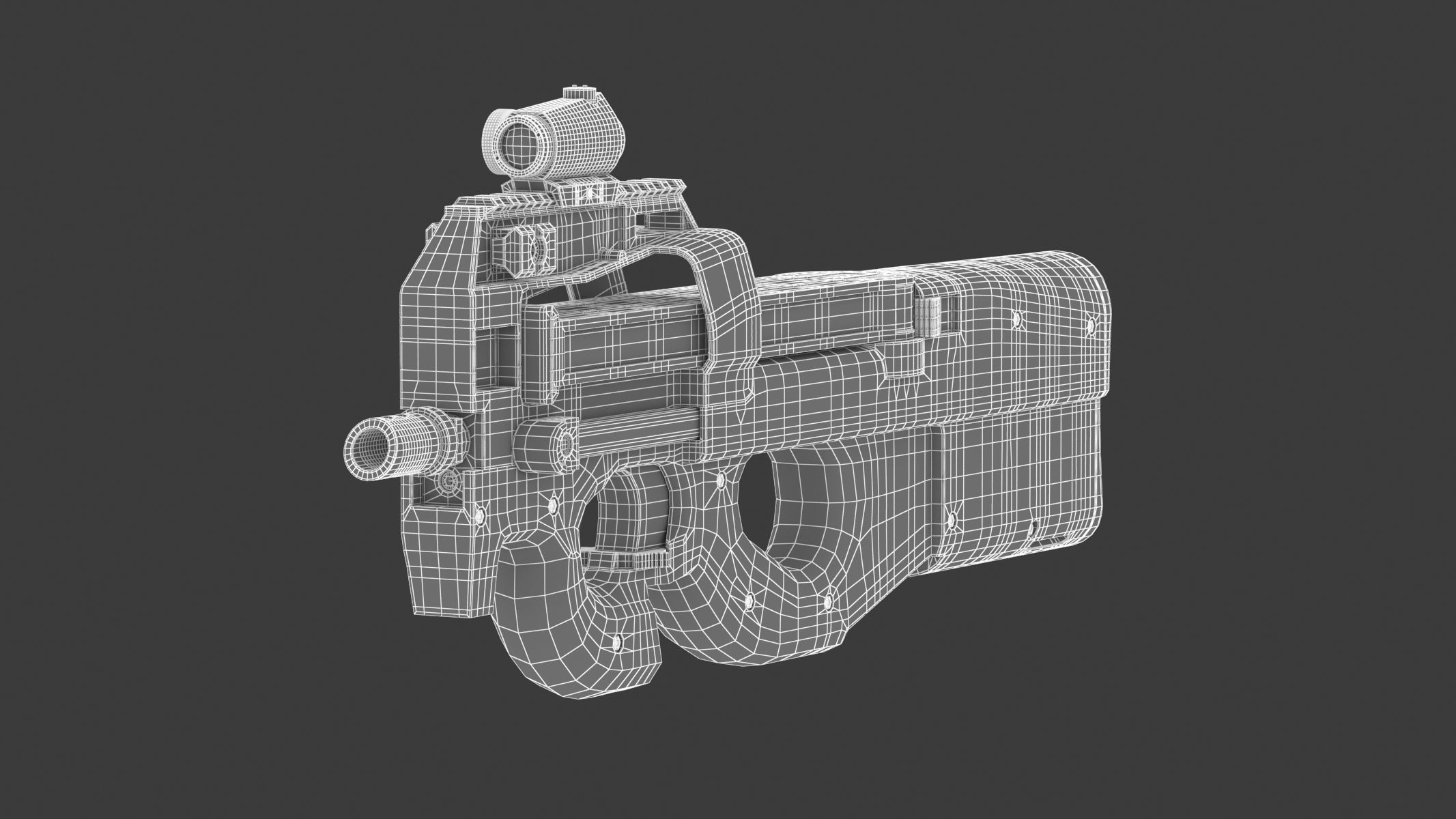 FN P90 3D model_18