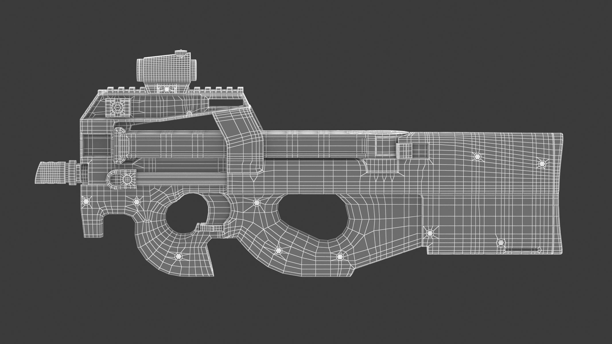 FN P90 3D model_17
