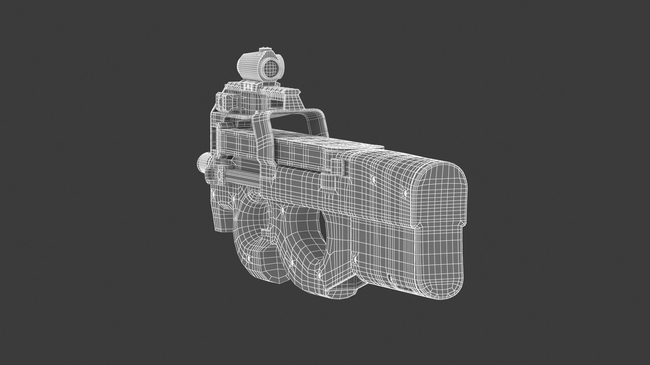 FN P90 3D model_16