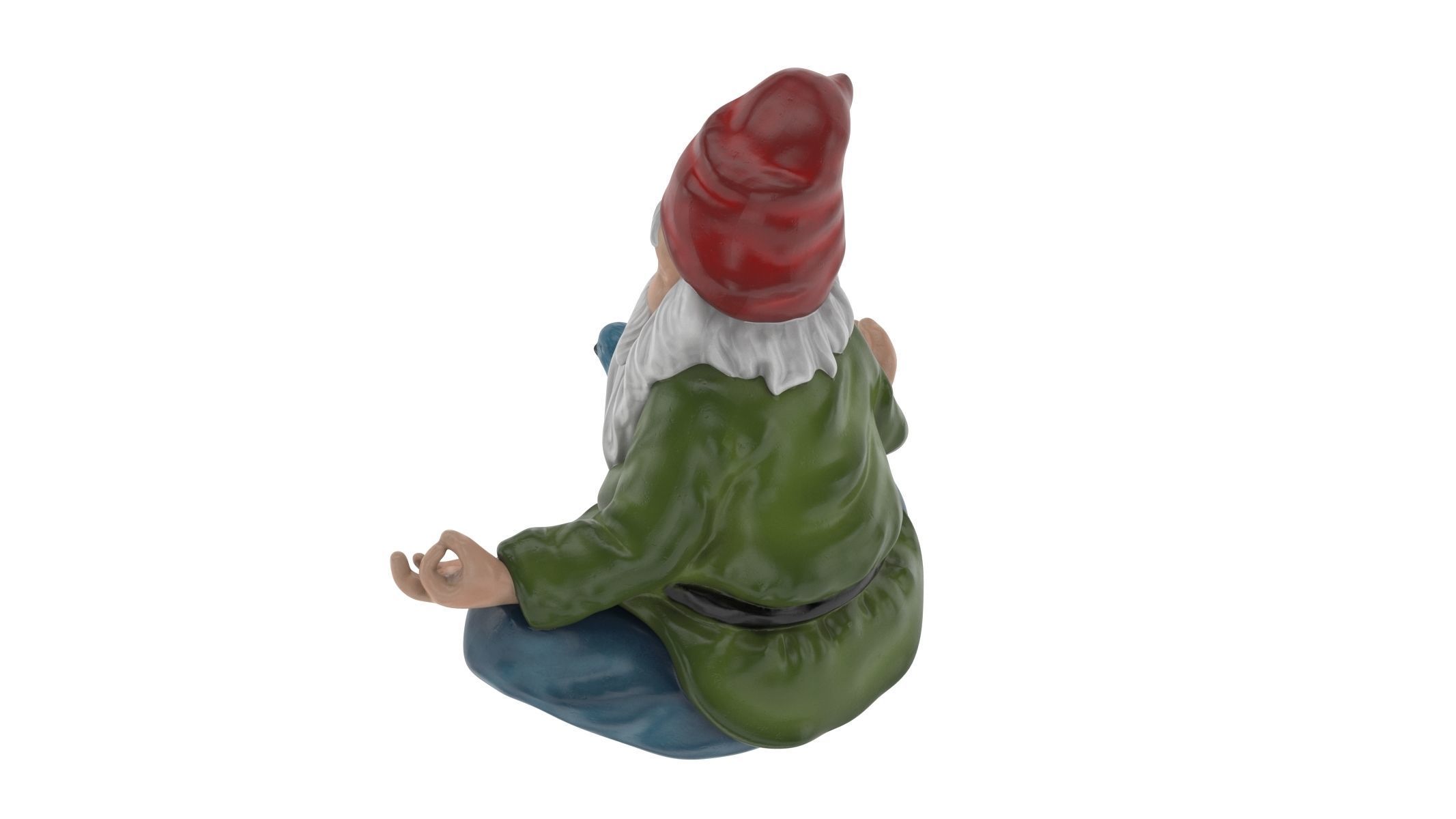 Gnome Statue 01 3D model_3