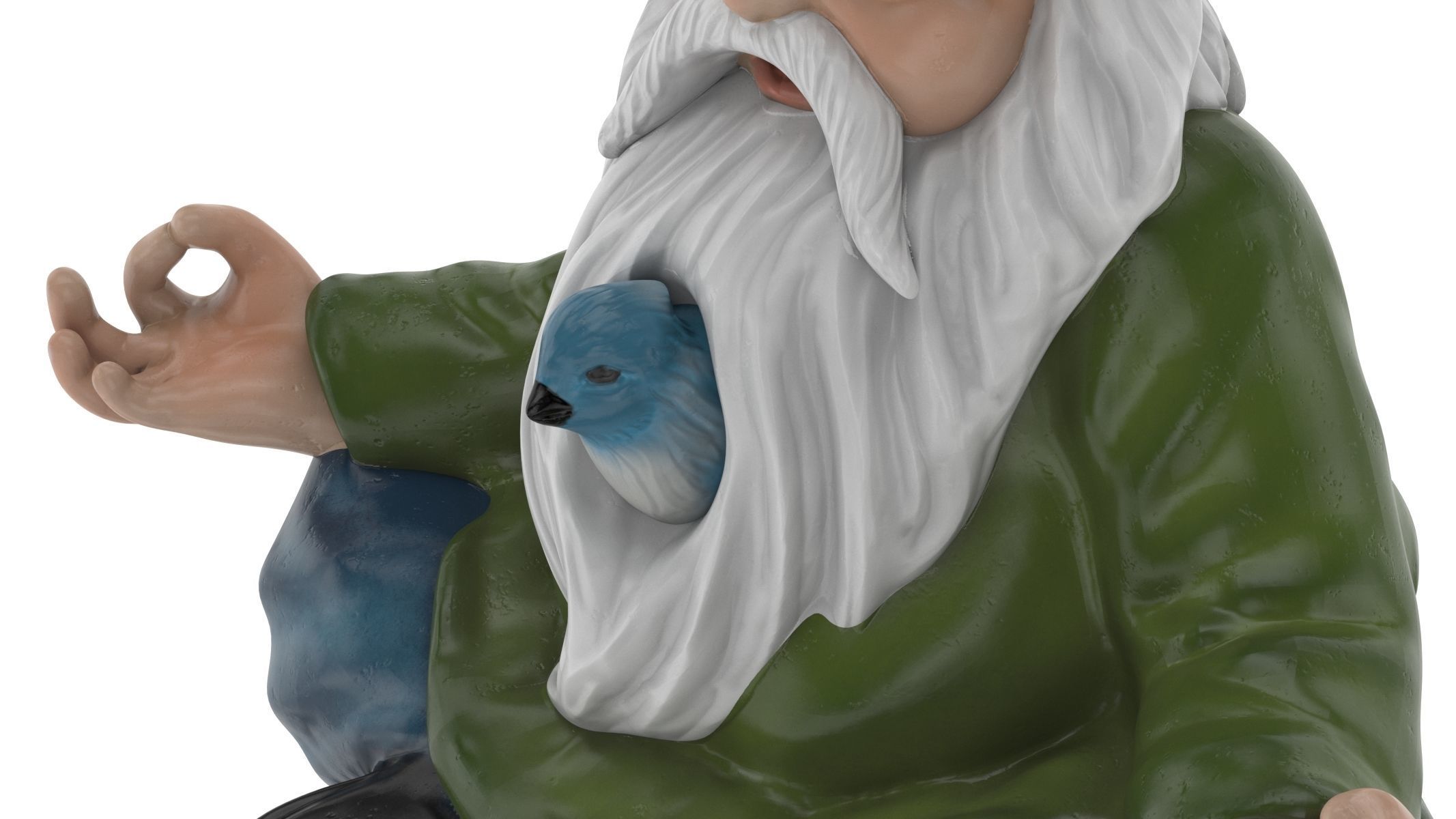 Gnome Statue 01 3D model_9