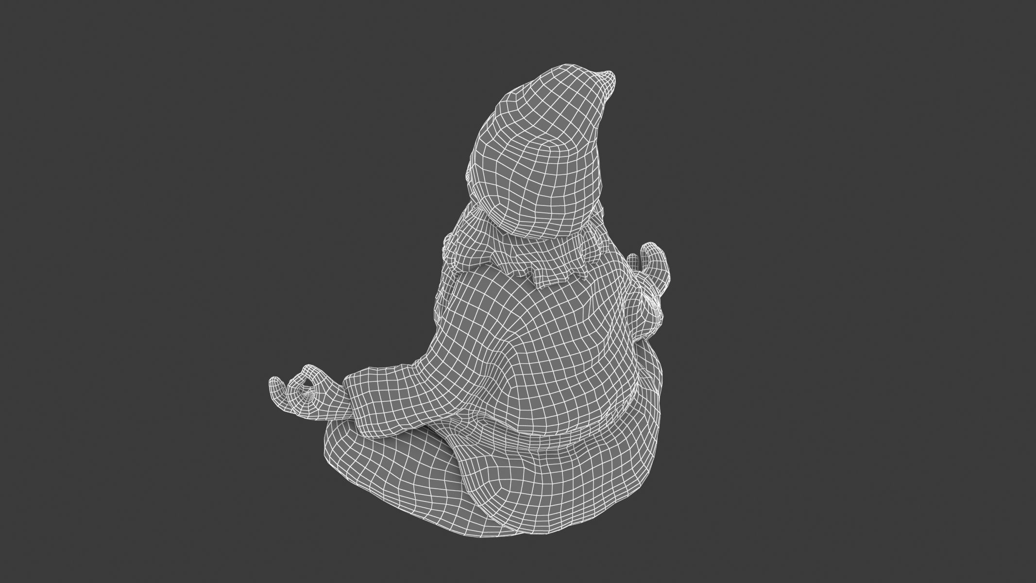 Gnome Statue 01 3D model_13