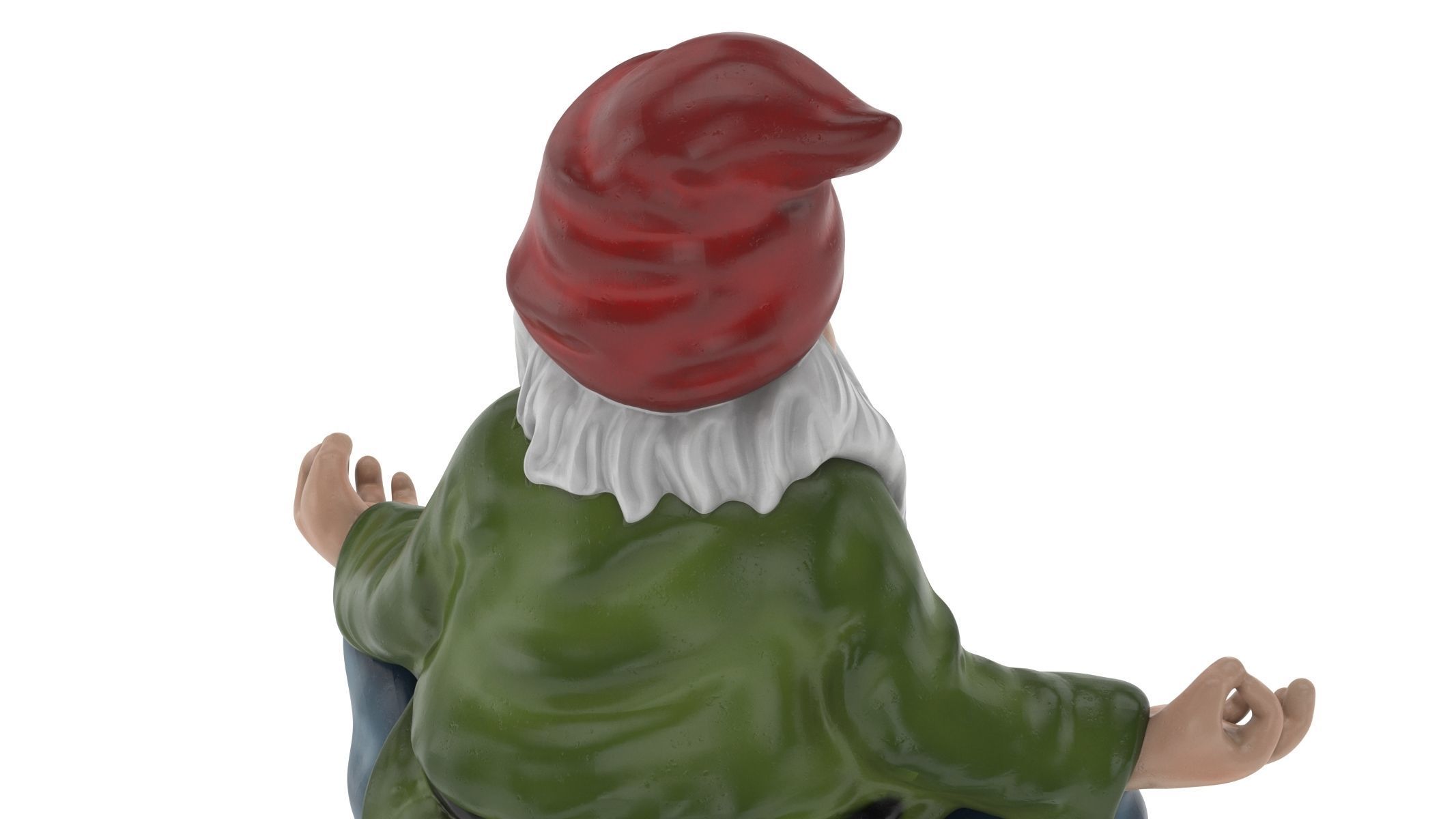Gnome Statue 01 3D model_7