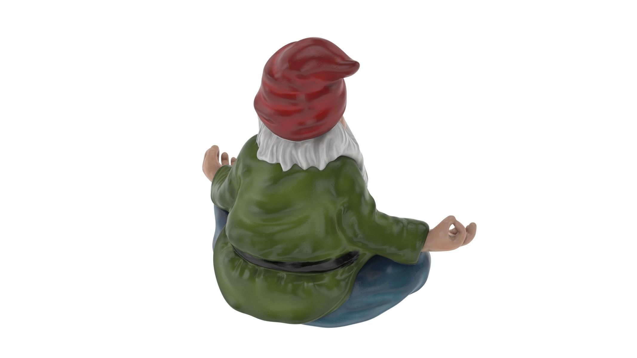 Gnome Statue 01 3D model_2