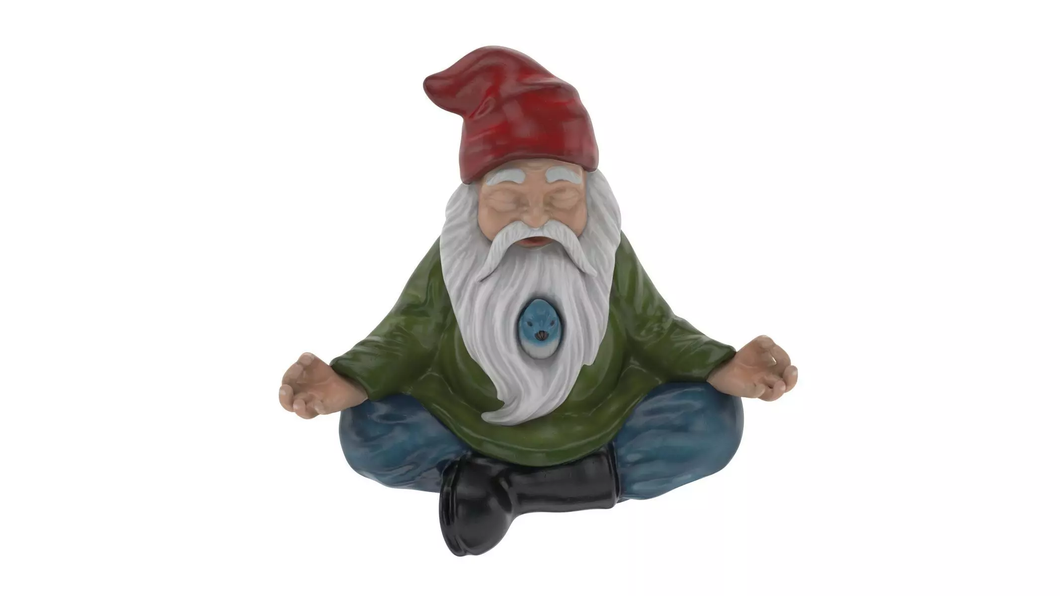 Gnome Statue 01 3D model_0