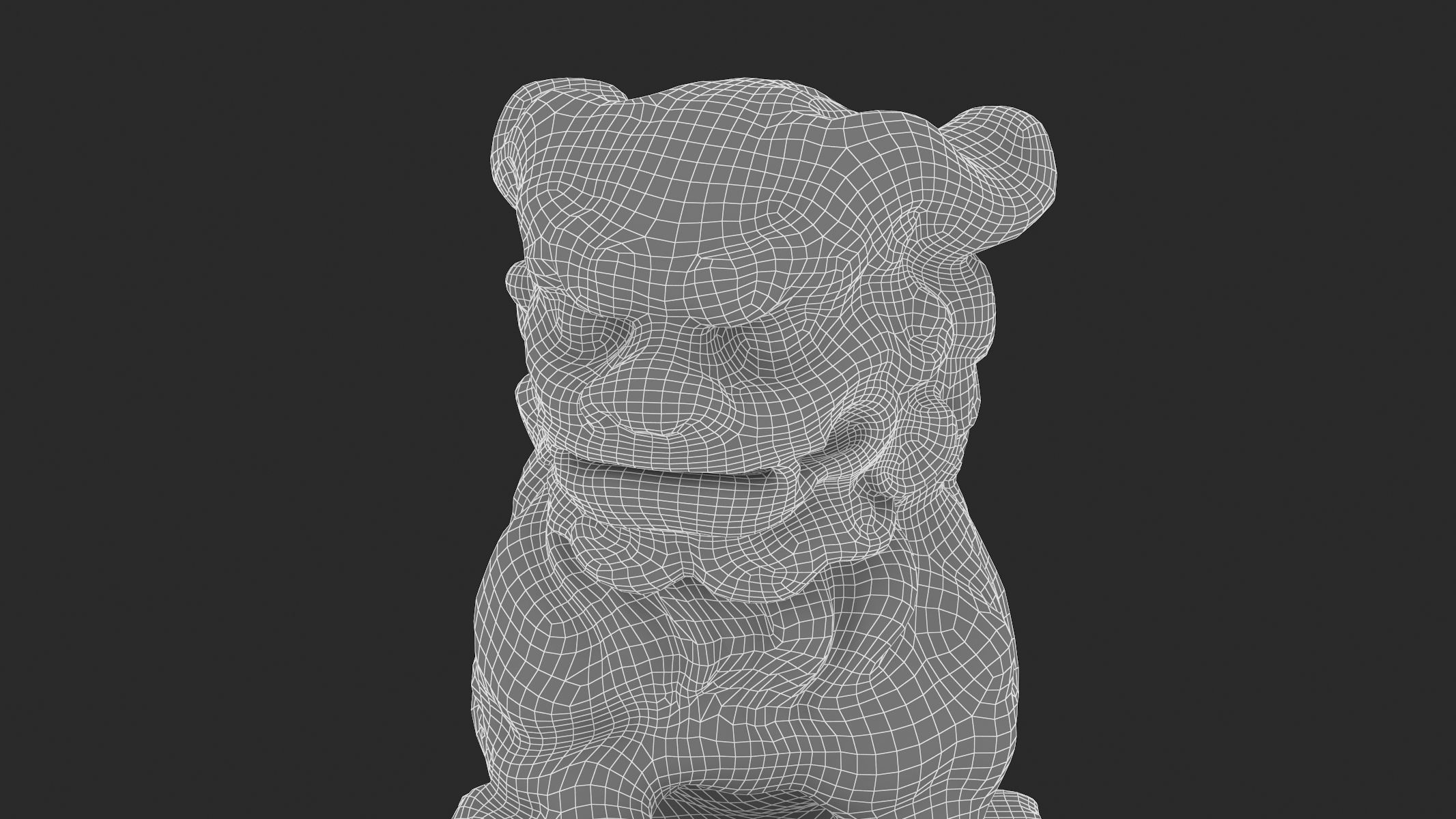 Komainu Statue  Low-poly 3D model_15