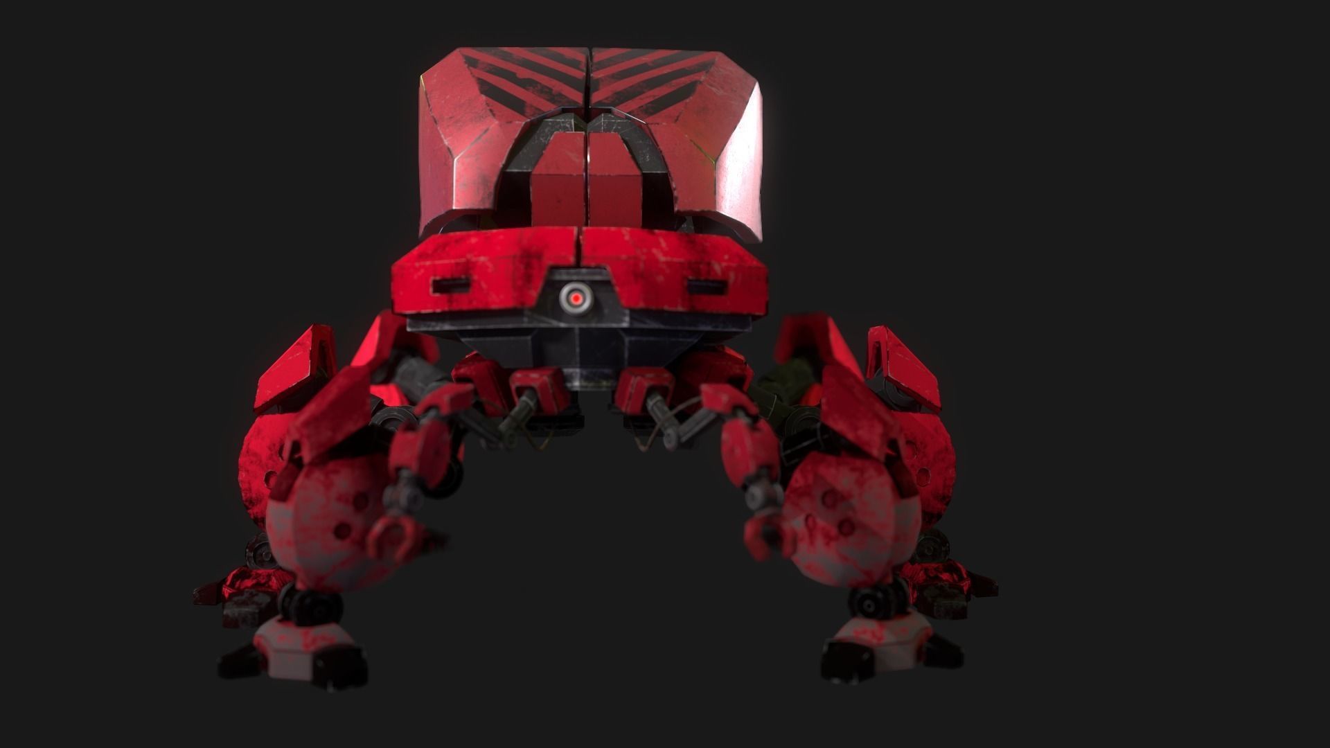 War robot 3D model_4