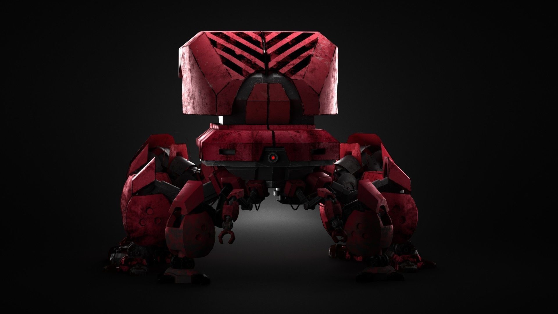War robot 3D model_2