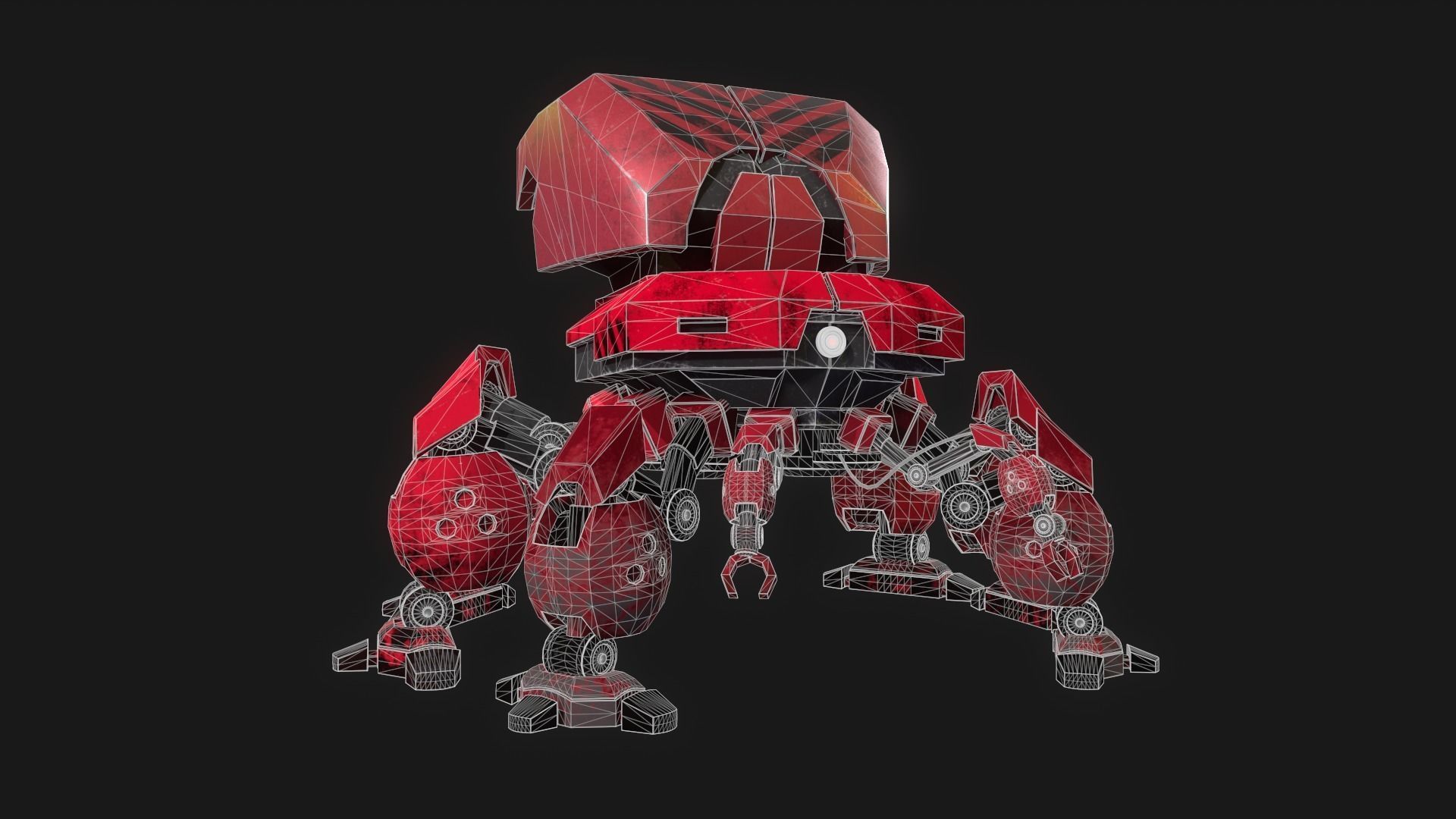 War robot 3D model_10