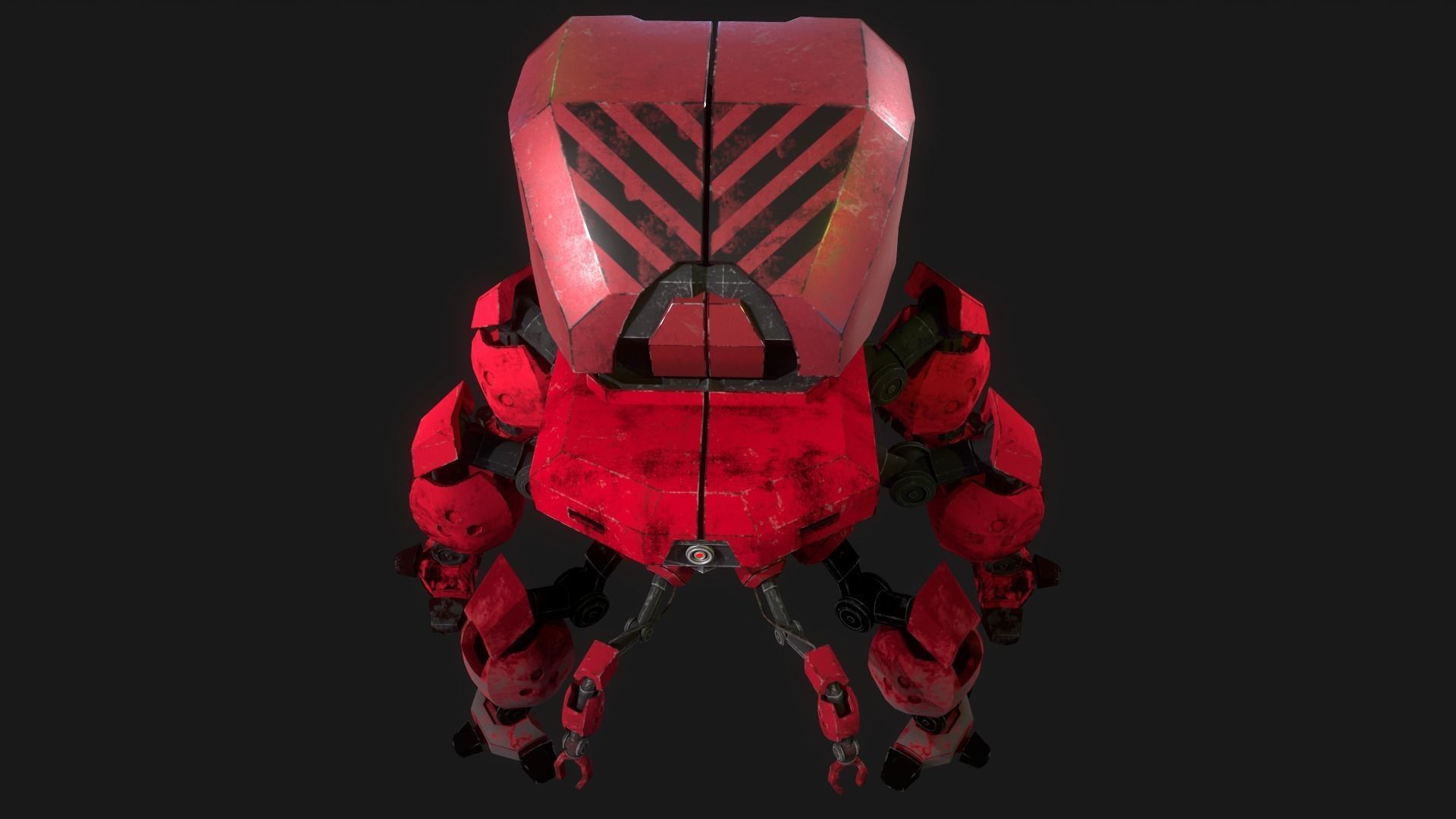 War robot 3D model_7