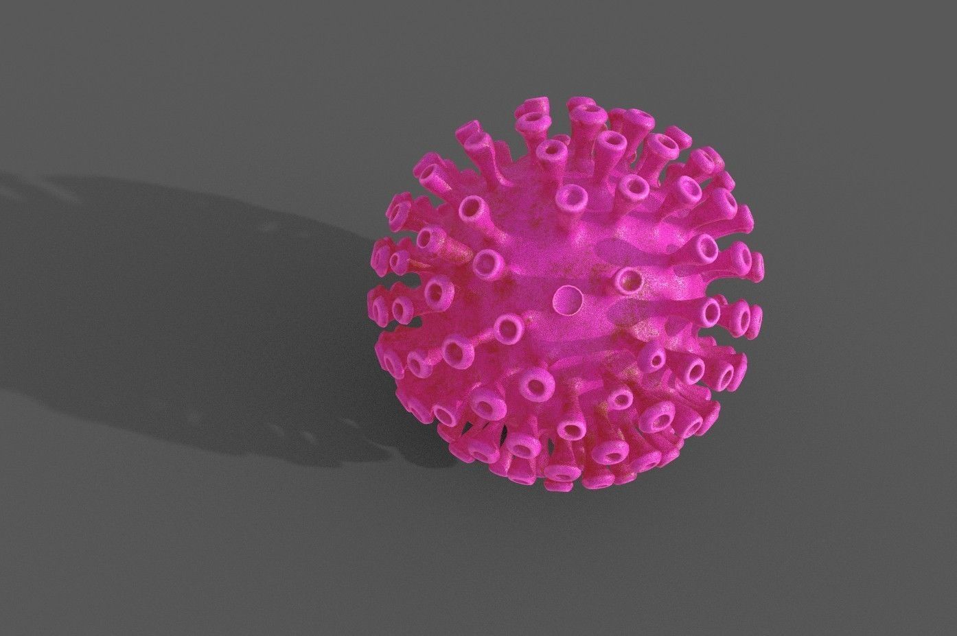 Corona Covid 19 model Low-poly 3D model_20