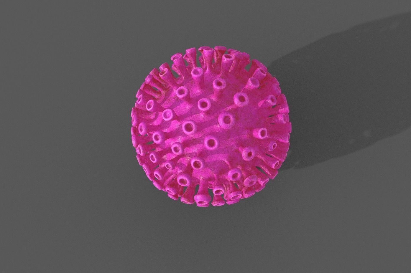 Corona Covid 19 model Low-poly 3D model_19