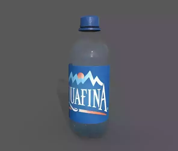 Water Bottle with fine word art ready to use