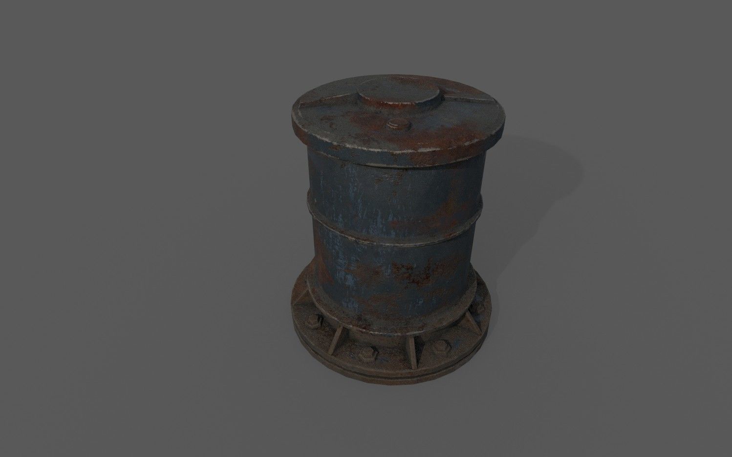 PipeWork Plumbing Damages rusted over time Low-poly 3D model_7