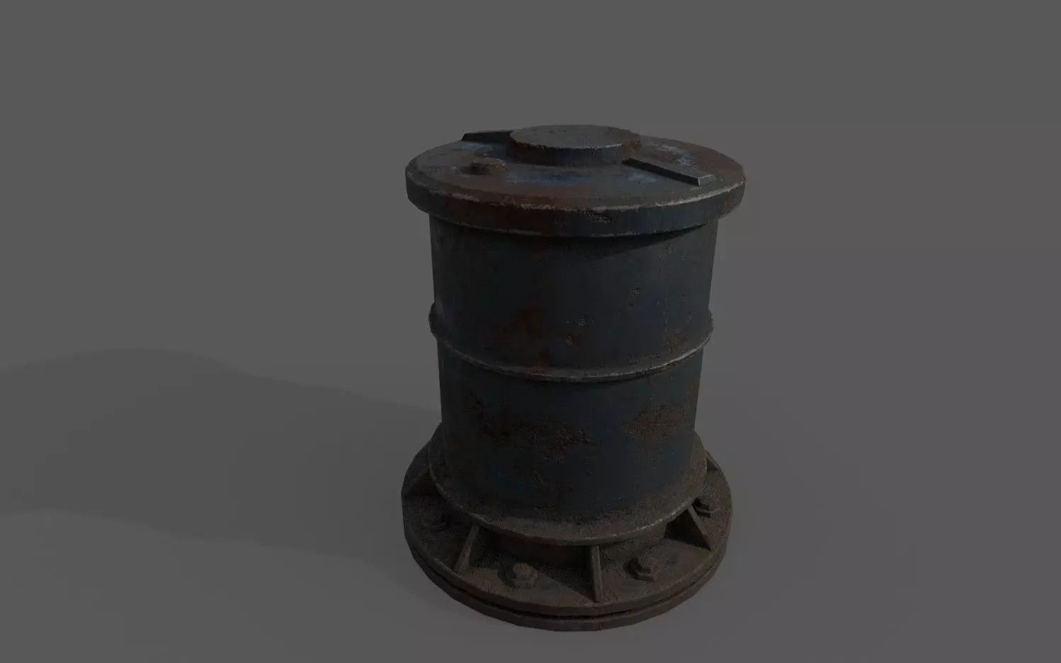 PipeWork Plumbing Damages rusted over time Low-poly 3D model_0
