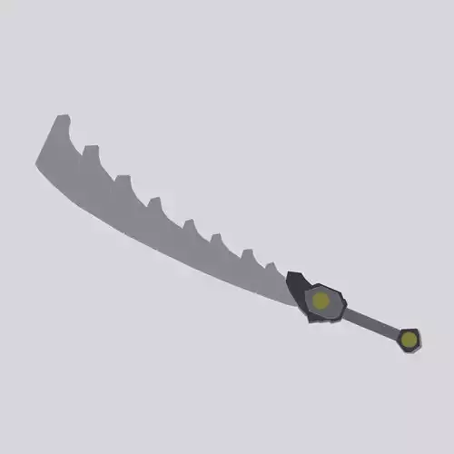 Sword samurai 3D model