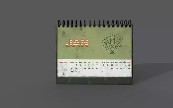 Used aged Calendar