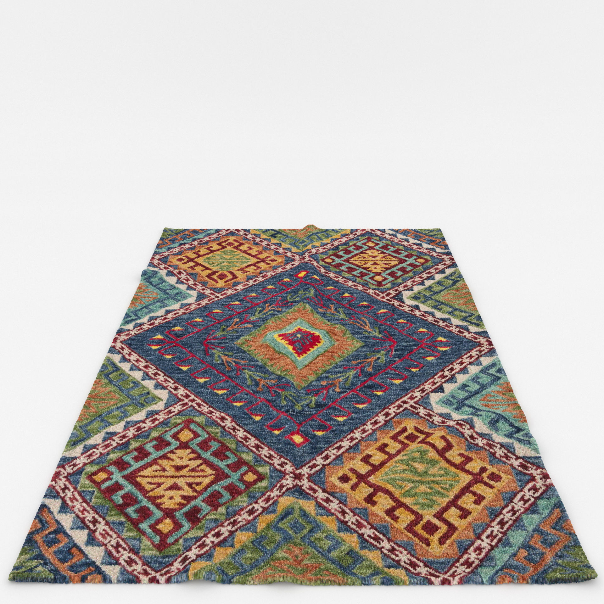 Rugs No 224 Low-poly 3D model_4