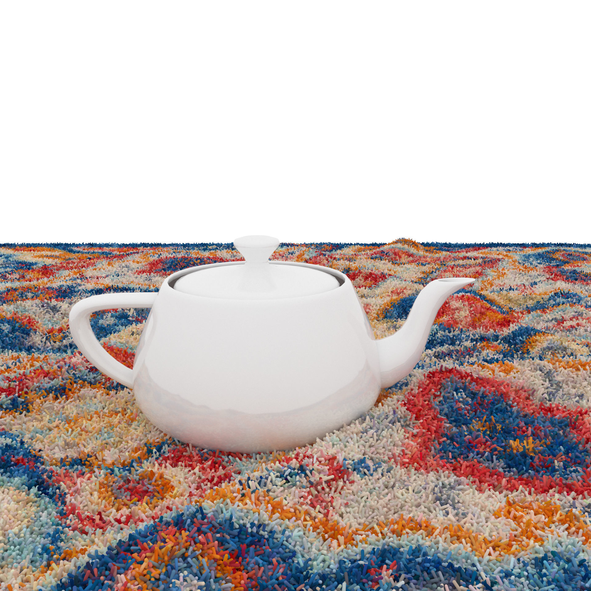 Rugs No 224 Low-poly 3D model_7