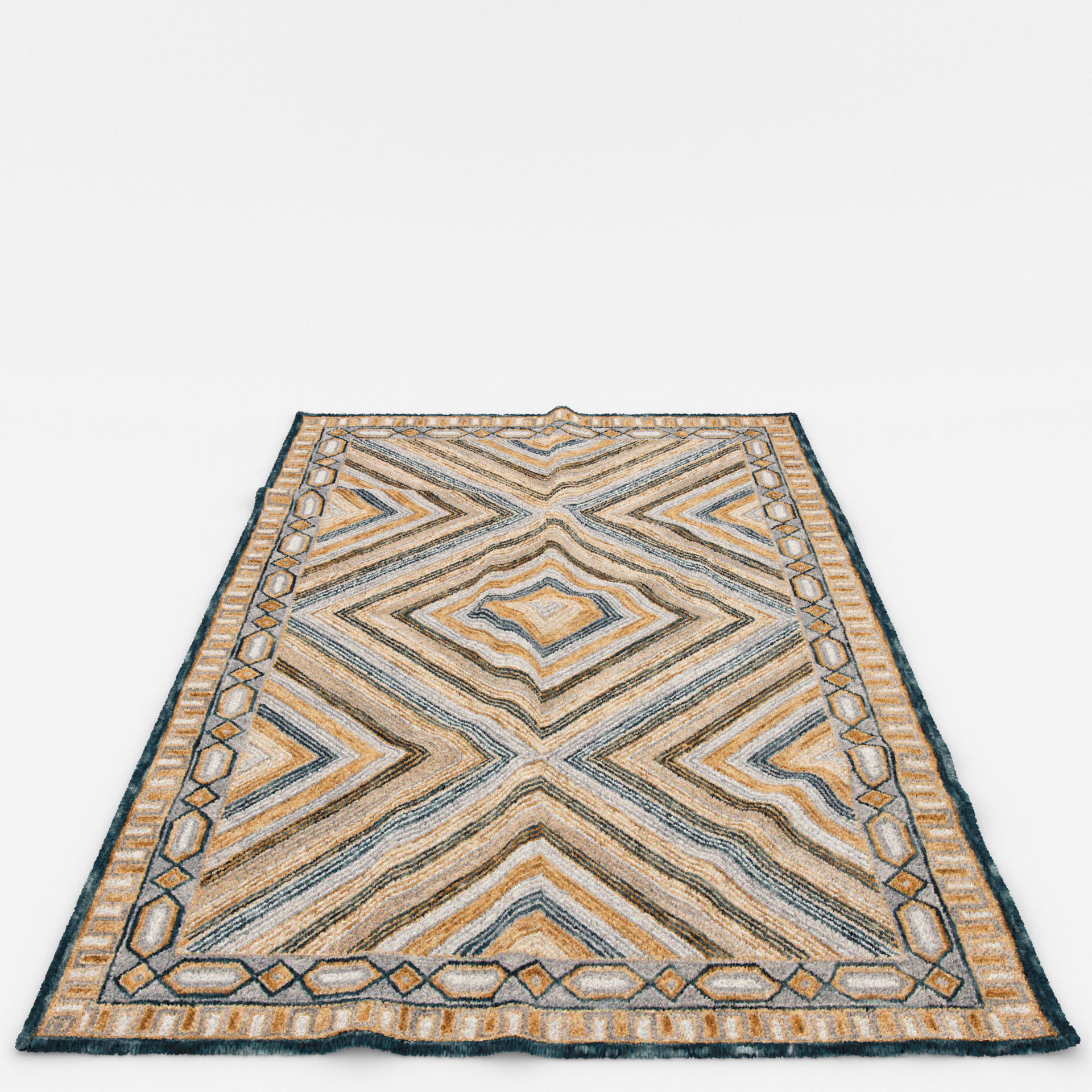 Rugs No 224 Low-poly 3D model_5