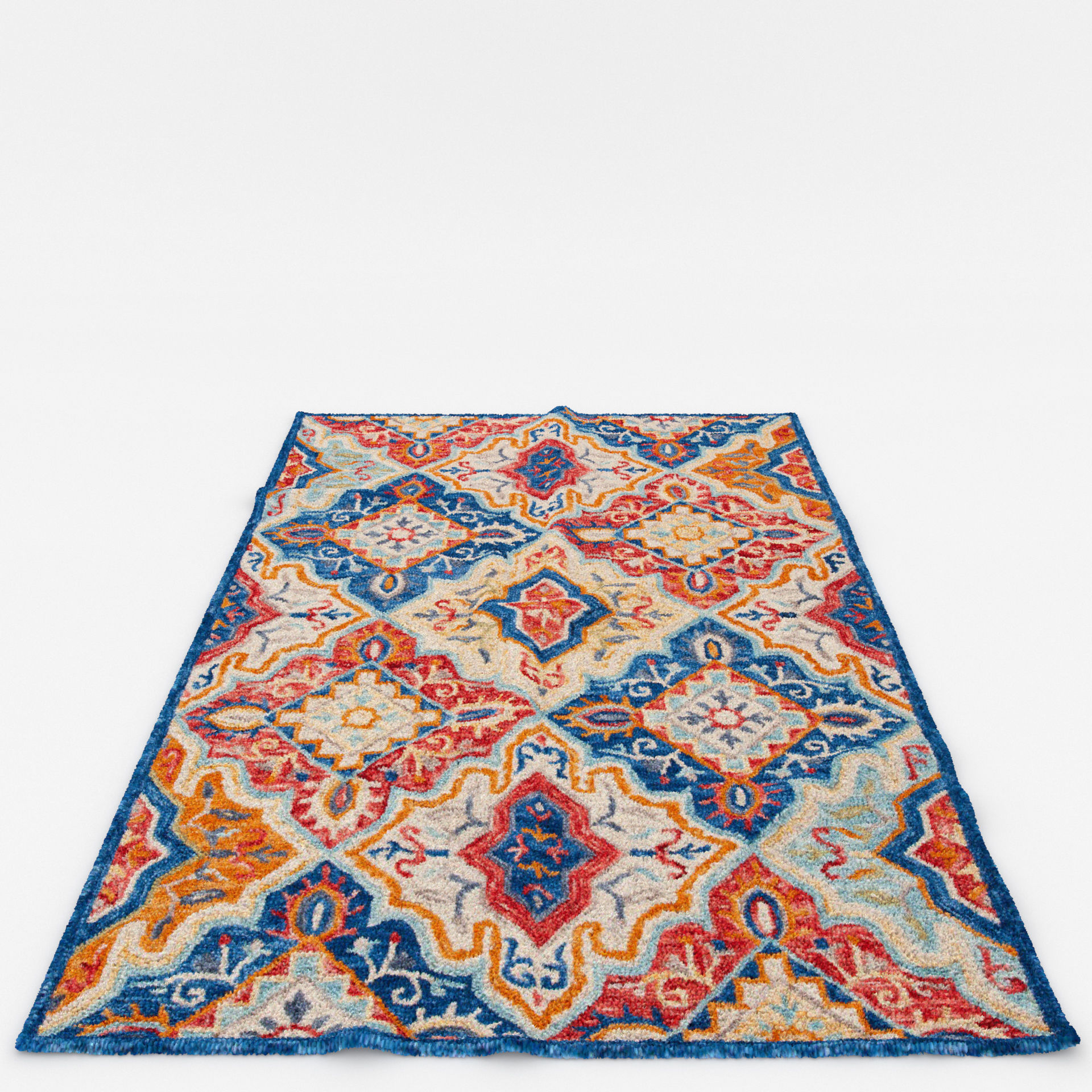 Rugs No 224 Low-poly 3D model_6