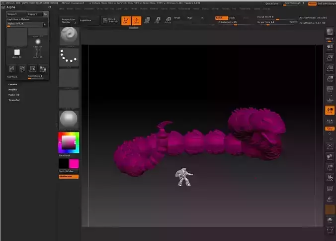 Snake Titan 28mm size