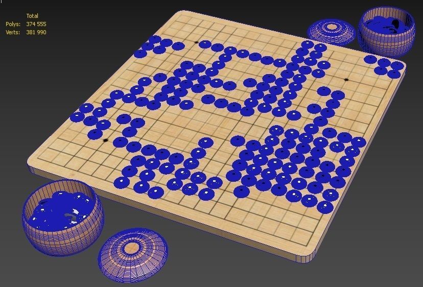 The GO Game 3D model_4