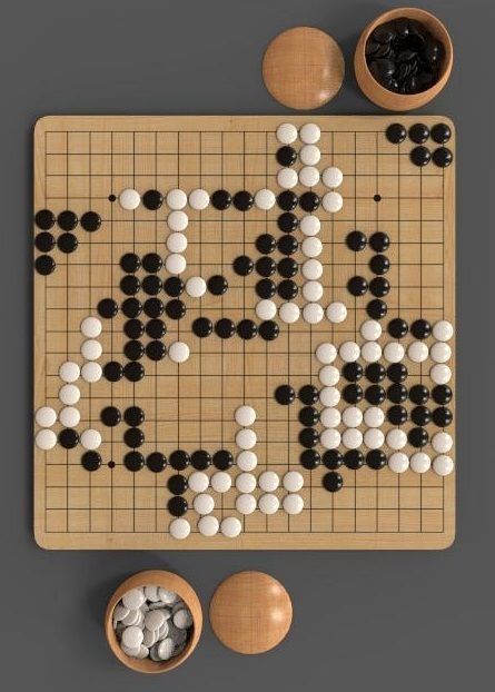 The GO Game 3D model_1