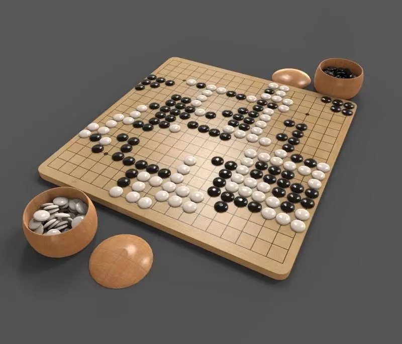 The GO Game 3D model_0