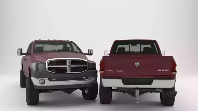 2007 DODGE RAM 2500SRW MEGA CAB 3D model