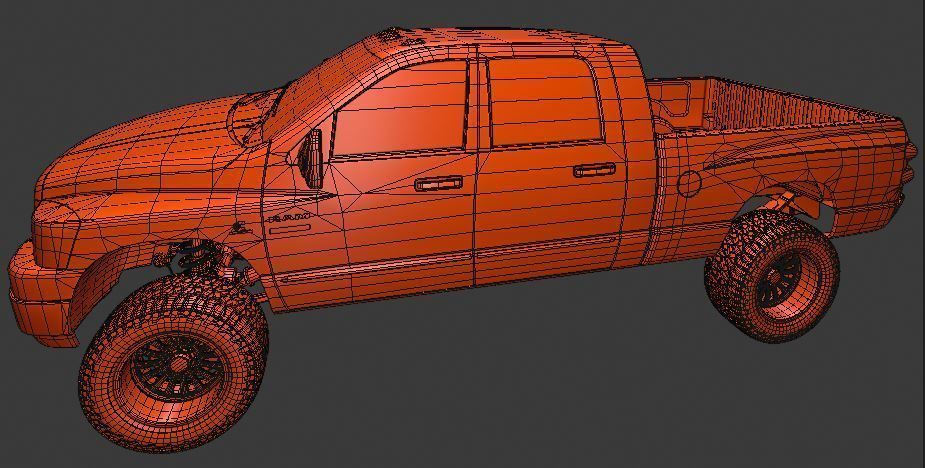 2007 DODGE RAM 2500SRW MEGA CAB 3D model_5