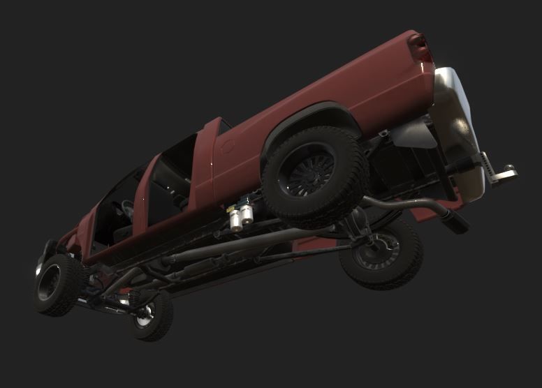 2007 DODGE RAM 2500SRW MEGA CAB 3D model_3