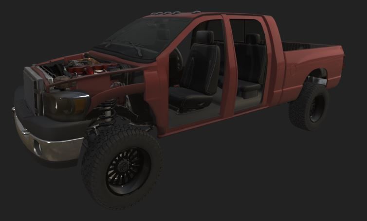 2007 DODGE RAM 2500SRW MEGA CAB 3D model_2