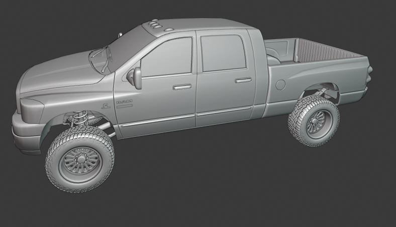 2007 DODGE RAM 2500SRW MEGA CAB 3D model_7