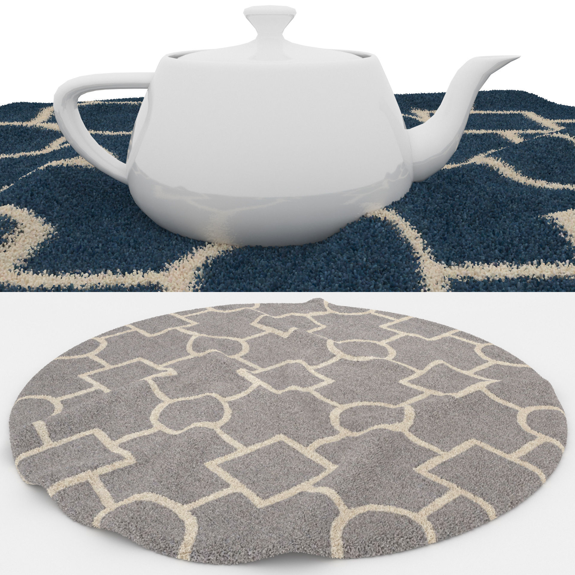 Rugs No 226 Low-poly 3D model_1