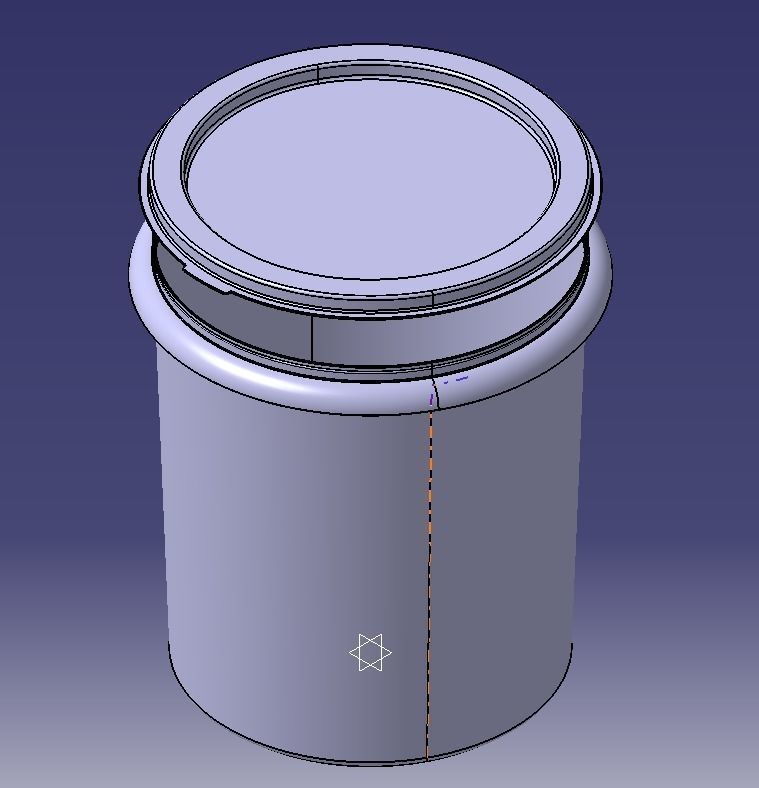 Food Bucket  3D print model_16