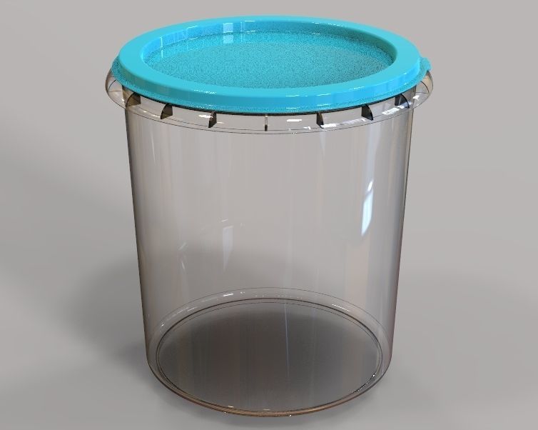 Food Bucket  3D print model_39