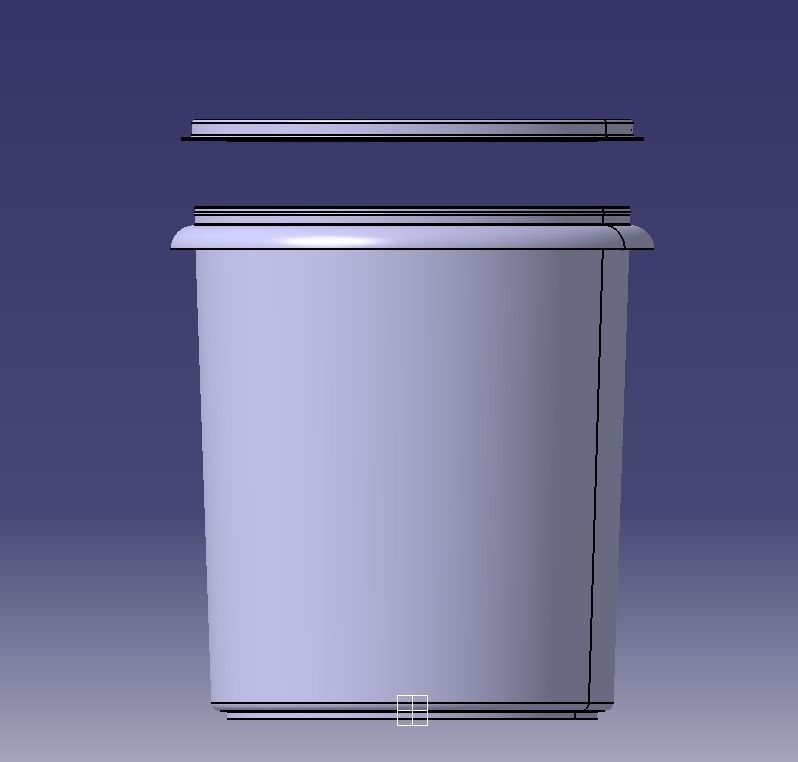 Food Bucket  3D print model_18