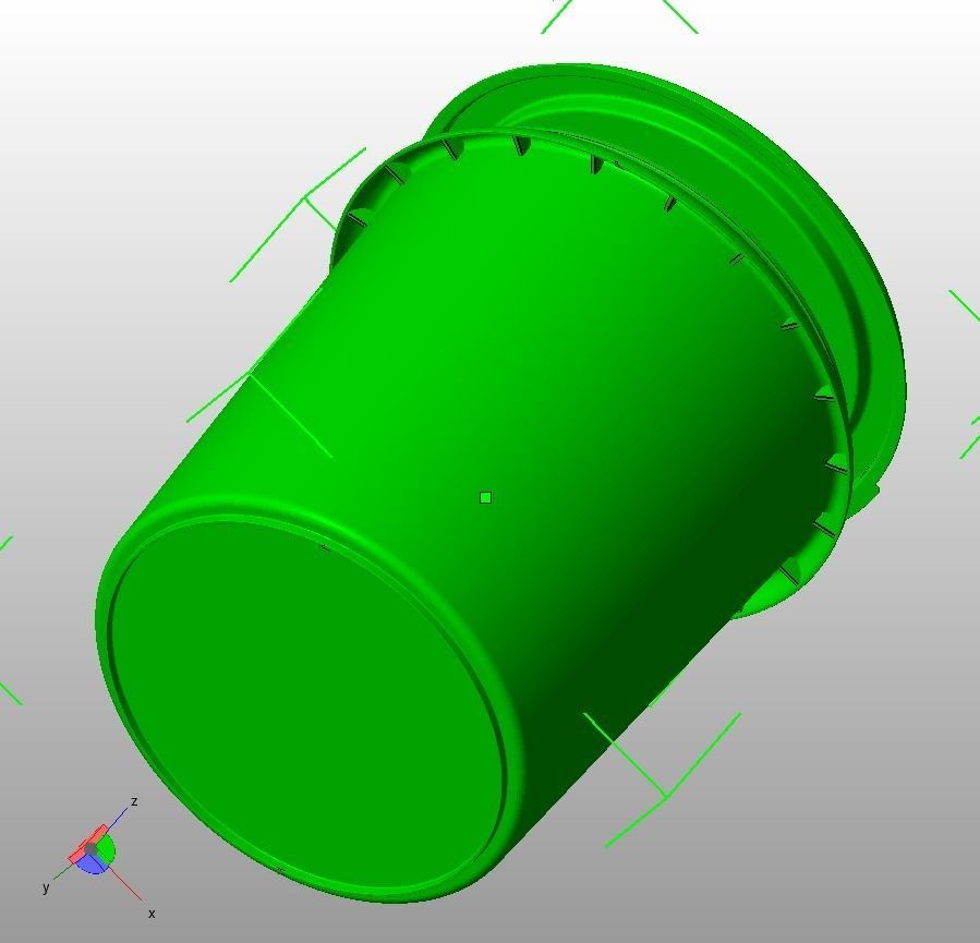 Food Bucket  3D print model_22